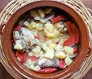 Guisado con azafrn